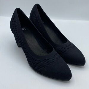 Eileen Fisher Midnight Knit Heels
